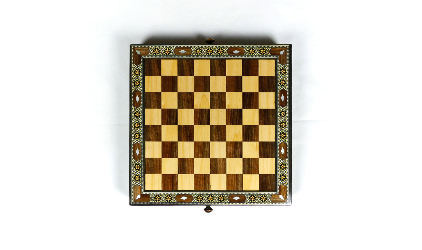 Holz Schach /Dame Brett  mit Schubladen   BM300