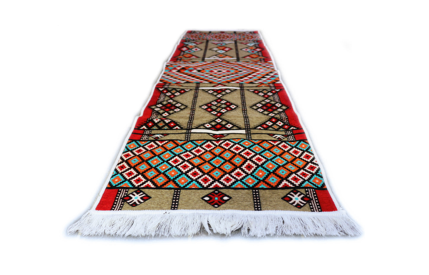 Neu 65x 200 cm Waschbarer,Handgefertigter Teppich, Kelim ,Carpet,Rug, RS 1-3-122 - Damaskunst - [variant_title]-[option1]
