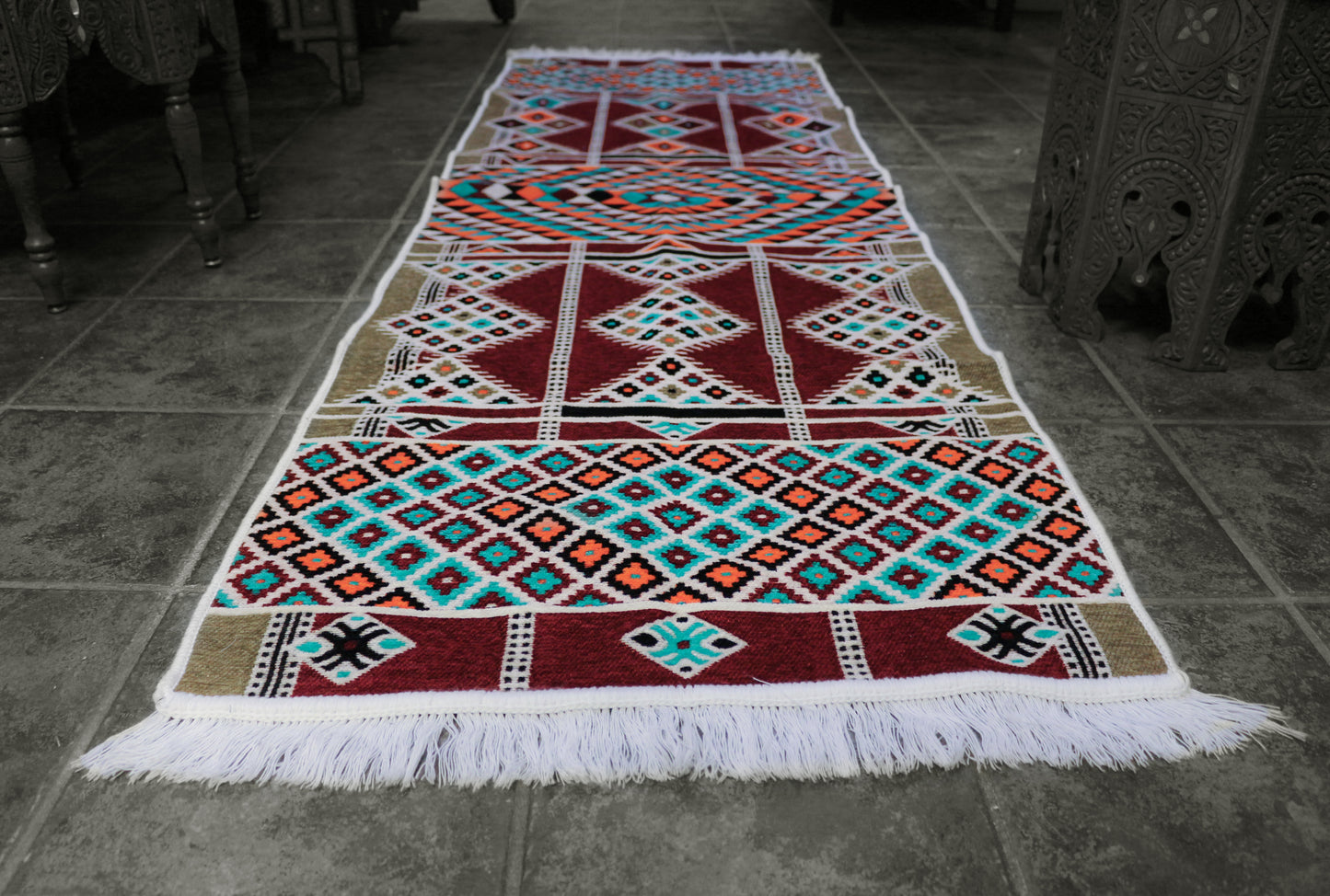 Neu 65x 200 cm Waschbarer,Handgefertigter Teppich, Kelim ,Carpet,Rug, RS 1-3-23 - Damaskunst - [variant_title]-[option1]