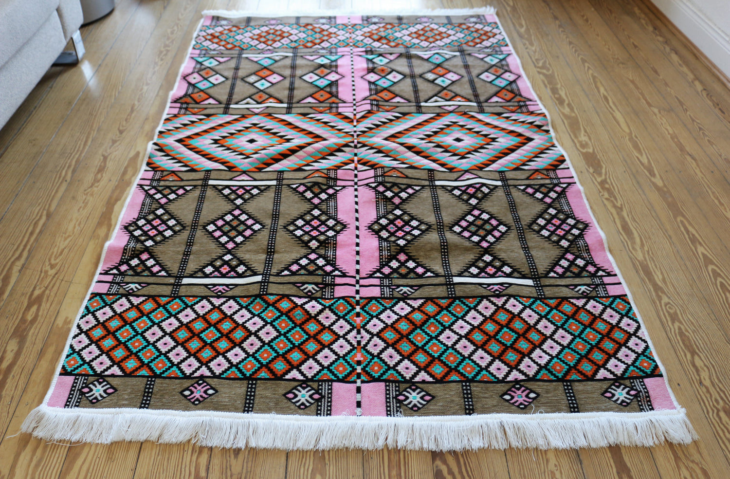 Neu 130x 200 cm Waschbarer Teppich, Kelim ,Carpet,Rug, RS 2-4-92 - Damaskunst - [variant_title]-[option1]