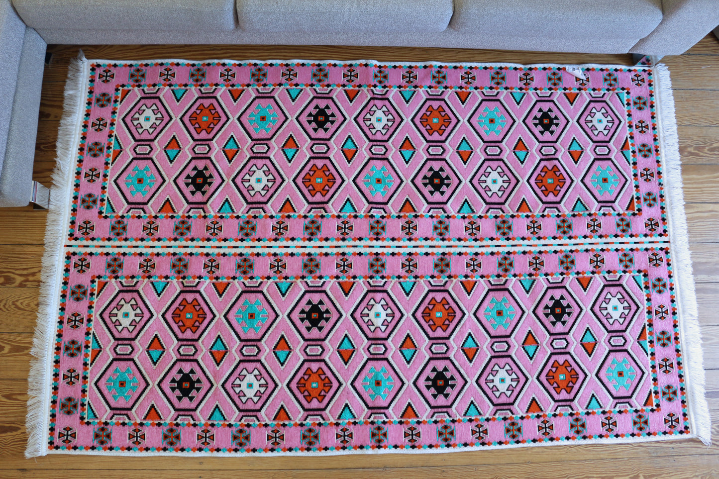 Neu 130x 200 cm Waschbarer Teppich, Kelim ,Carpet,Rug, RS 2-4-40 - Damaskunst - [variant_title]-[option1]