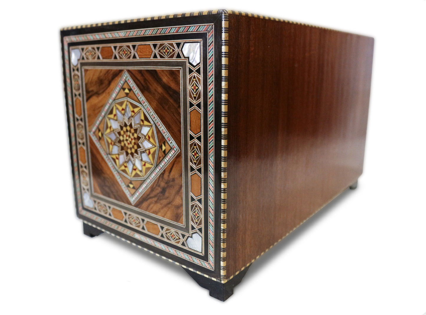 Orientalischer Schmuckkasten, Box, Behälter aus Holz zum Aufbewahren und Sammeln K 11-33