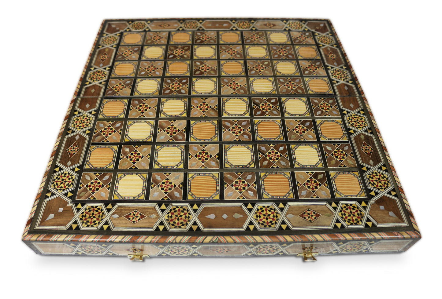 Neu 50x50 cm Holz Backgammon/Schachspiel/Tavla Brett  BK 504 mit Holz Backgammon Steine