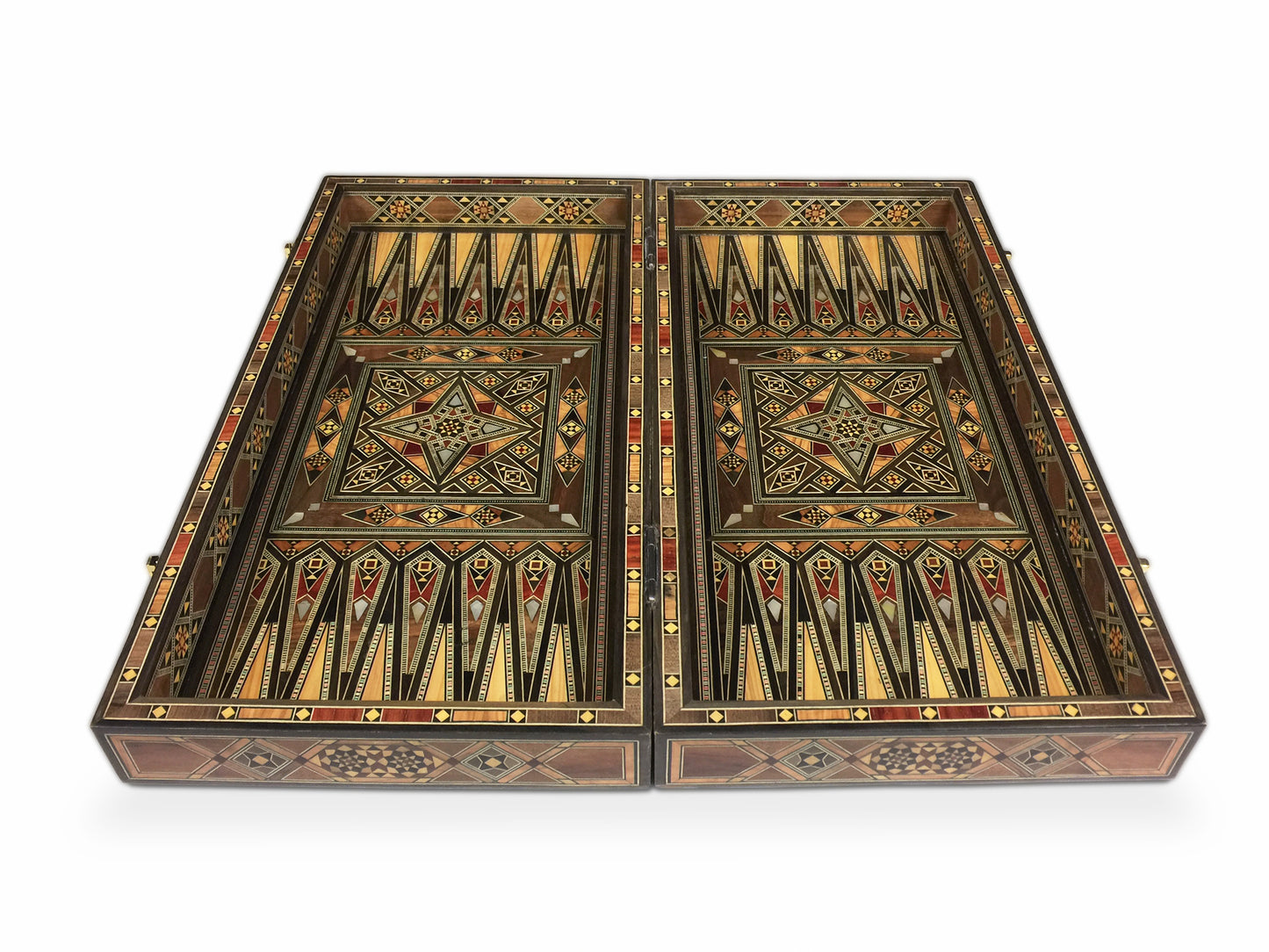 Holz Backgammon/Schach Brett BK512 F