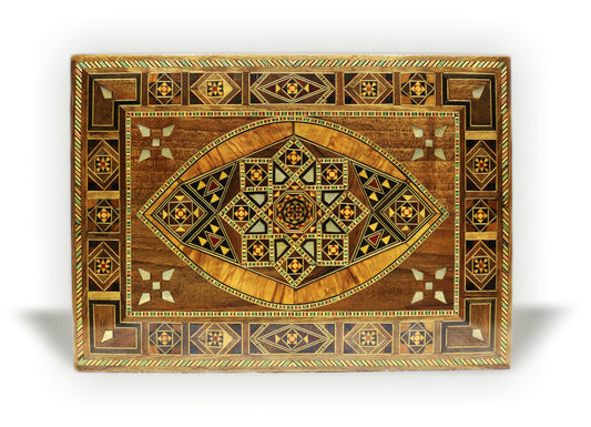 Neu Holz Mosaik Schatulle,Box,Kästchen, Damaskunst K 2-2-32 - Damaskunst - [variant_title]-[option1]