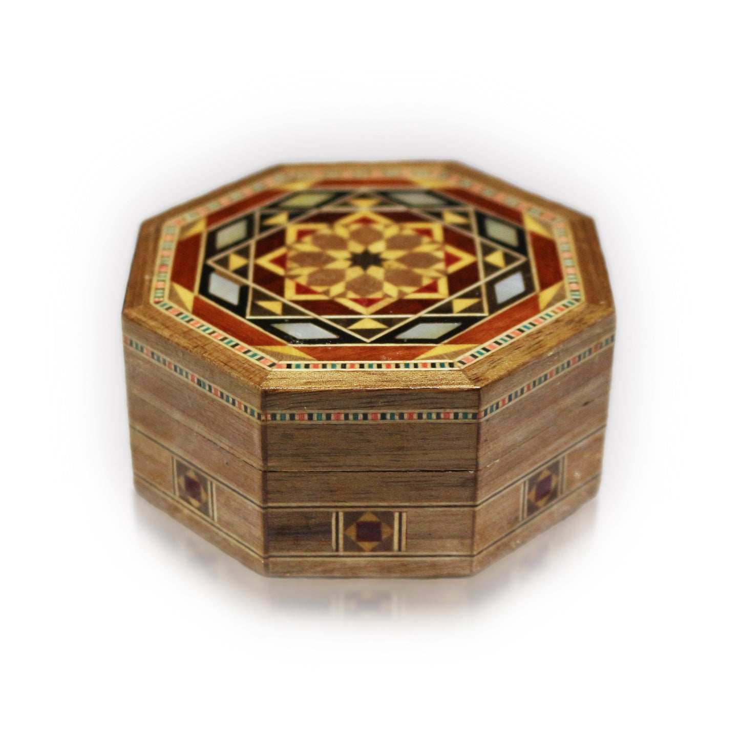 Neu Holz Mosaik Schatulle,Box,Kästchen, Damaskunst K 1-1-81 - Damaskunst - [variant_title]-[option1]