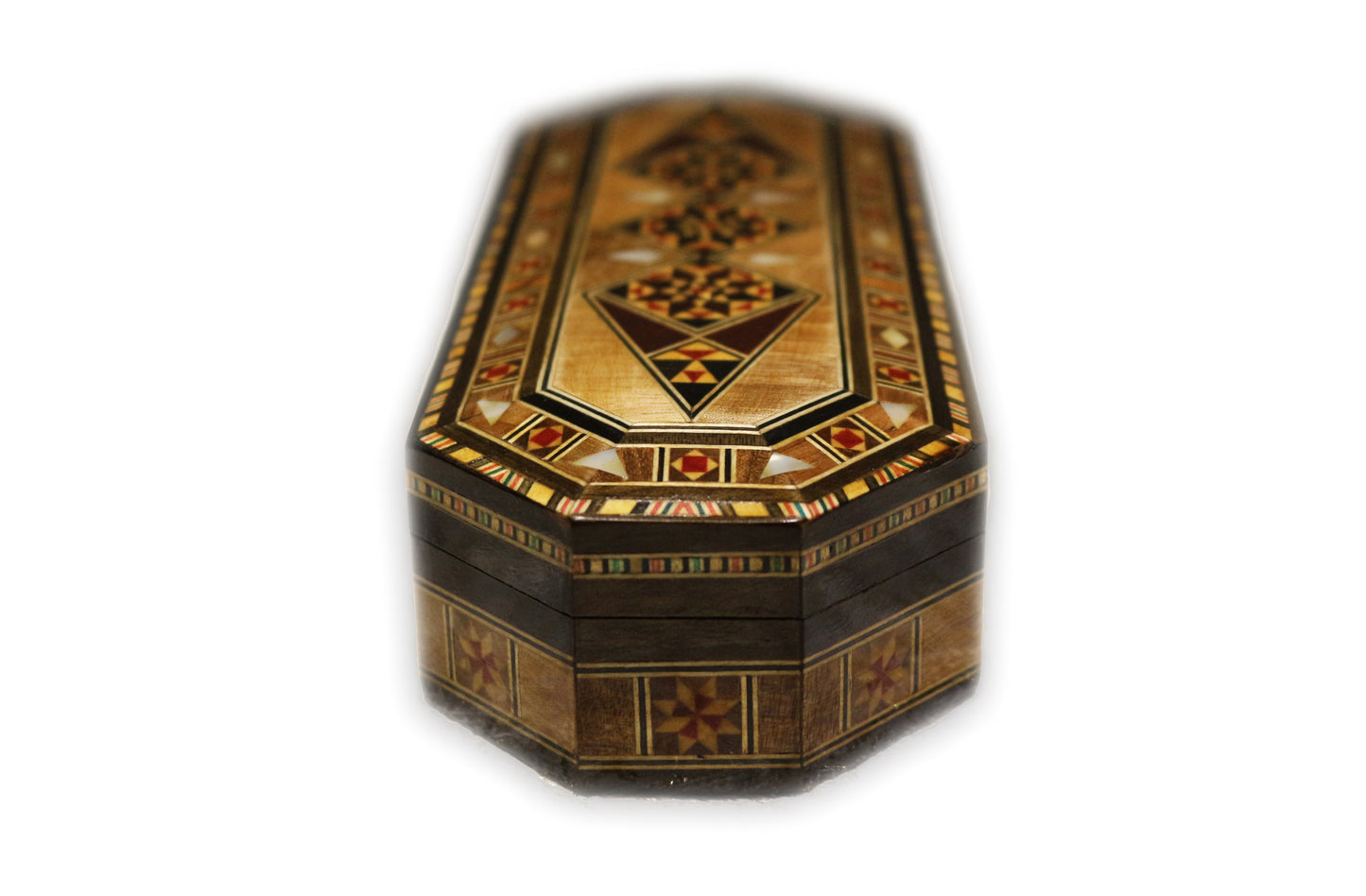 Neu Holz Mosaik Schatulle,Box,Kästchen, Damaskunst K 1-4-81 - Damaskunst - [variant_title]-[option1]