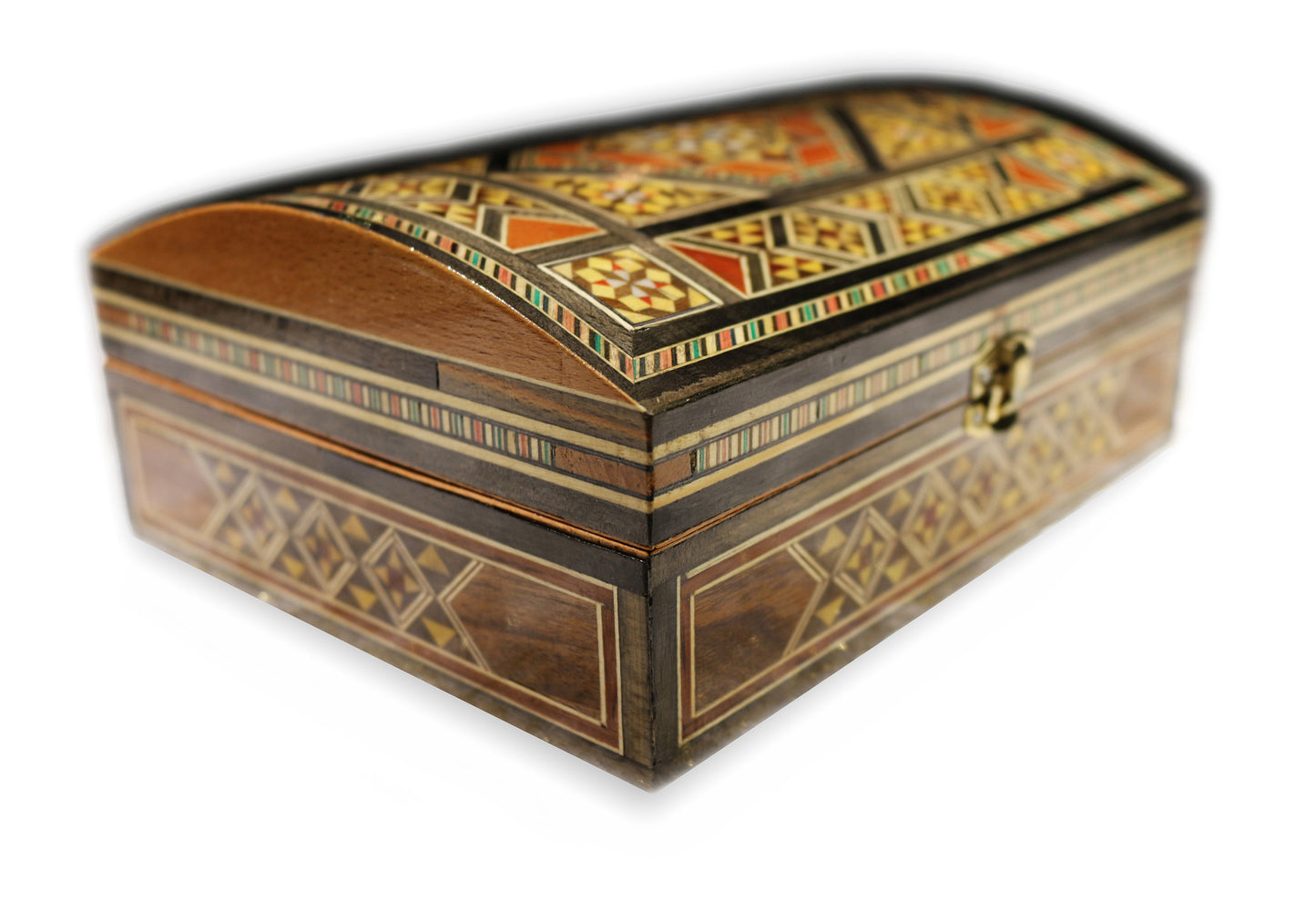 Neu Holz Mosaik Schatulle,Box,Kästchen, Damaskunst K 4-3-41 - Damaskunst - [variant_title]-[option1]
