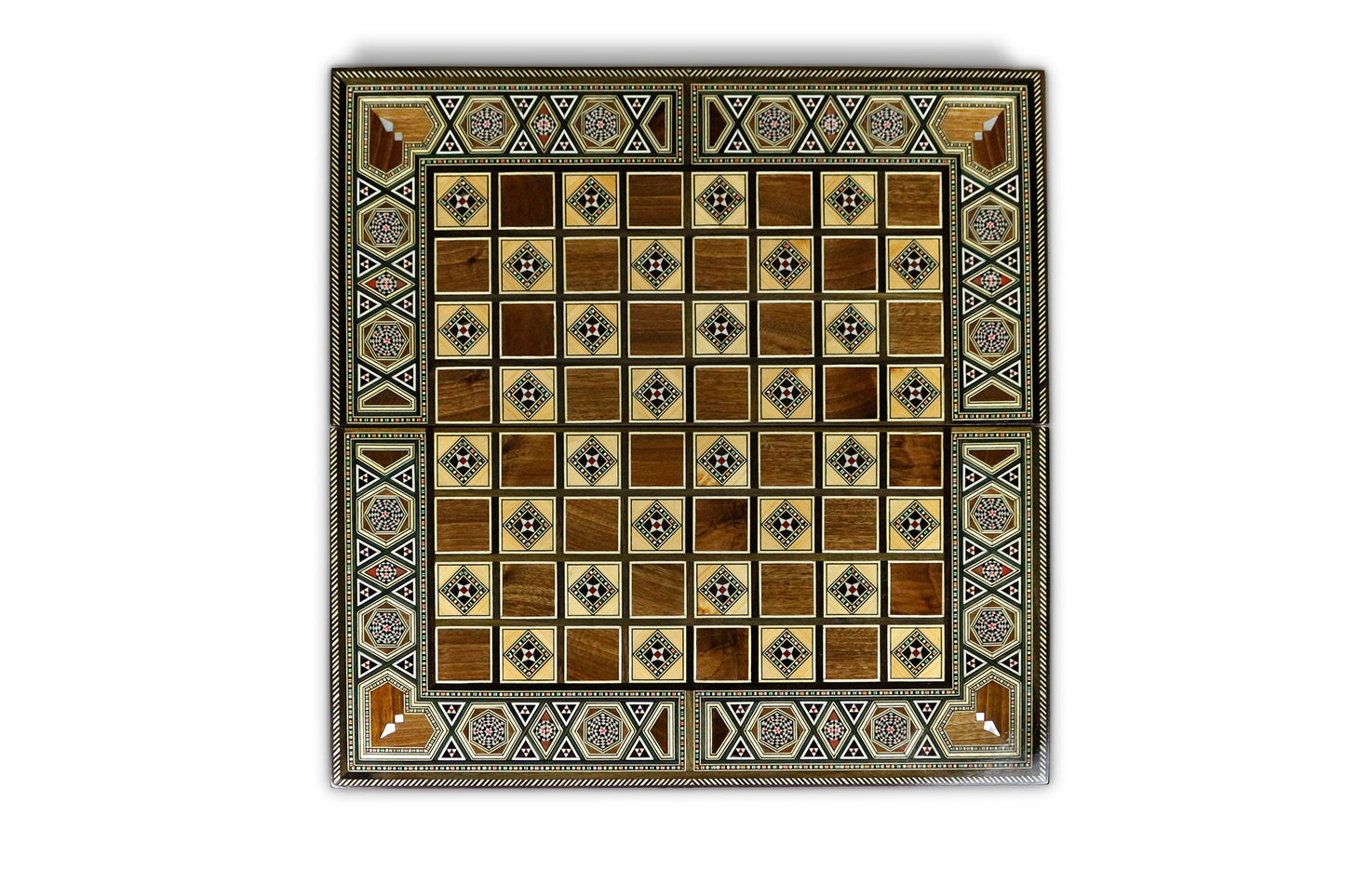 Holz Backgammon Brett/Schachkassette  BC511