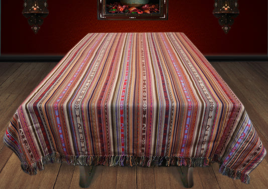Farbenfrohe Tischdecken aus Baumwollemischung, Damesco Stoffe, Damaskunst TS 003